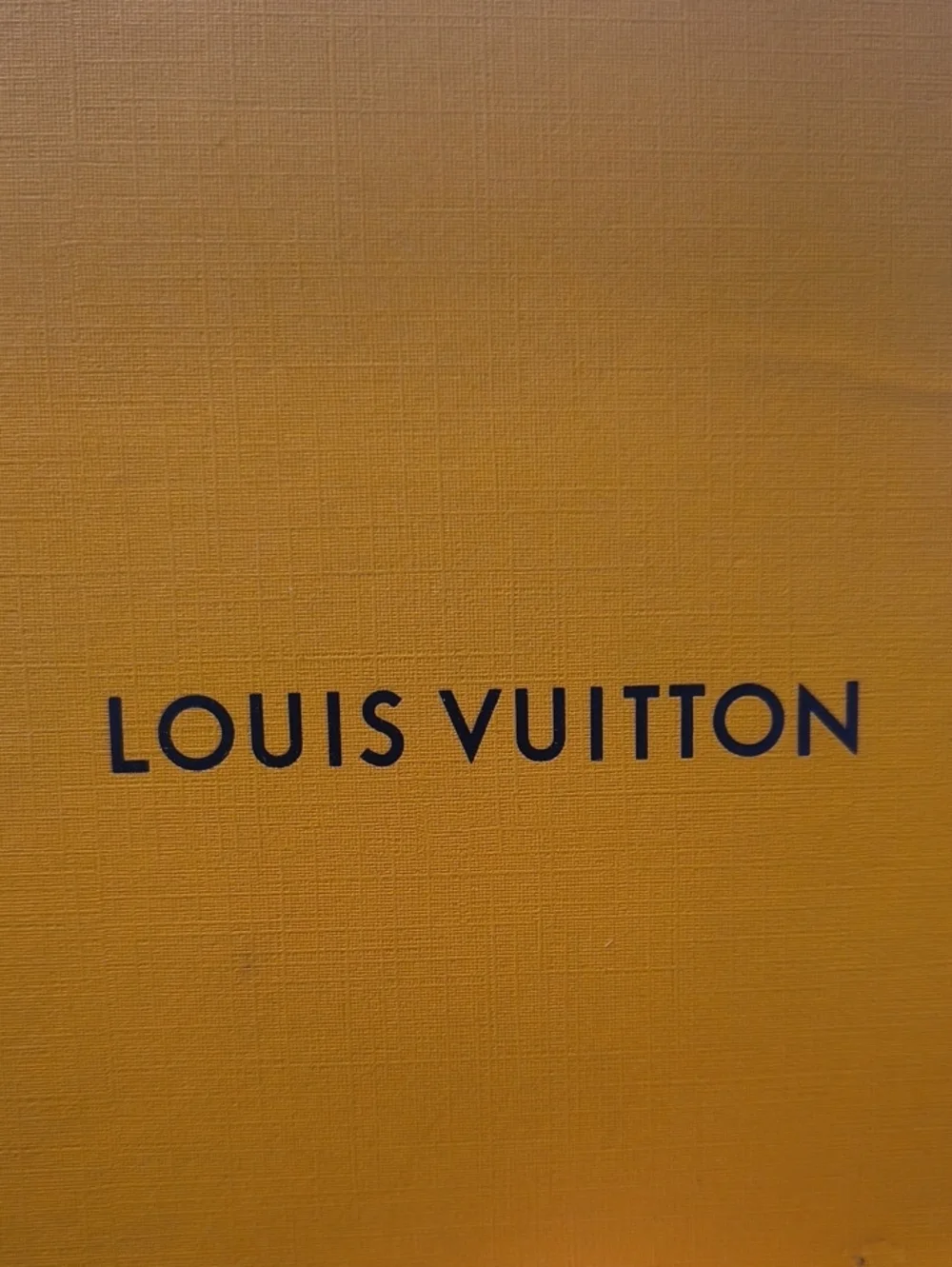 Louis Vuitton Bold Yellow Branded Wall Art Print